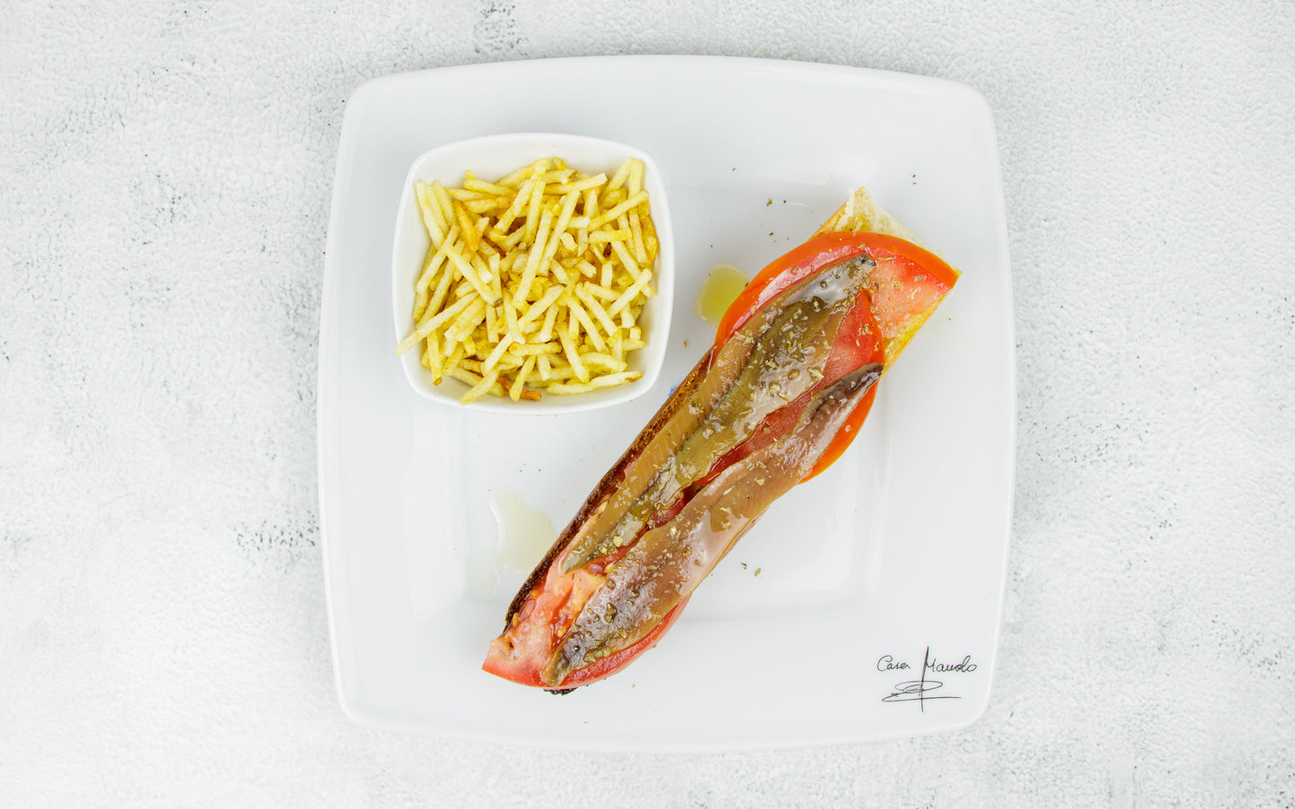 ANCHOAS del CANTÁBRICO con TOMATE