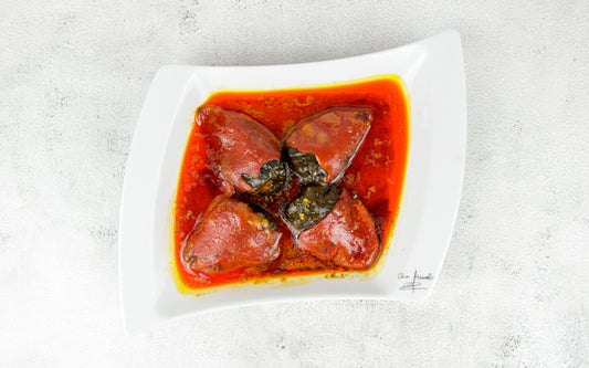 PIMIENTOS RELLENOS de TXANGURRO o CHIPIRON  ★