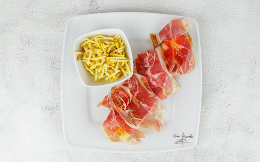 TOSTA de JAMÓN con TOMATE